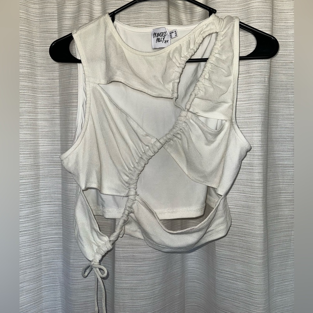 Princess Polly Cut-Out Crop Top (12) “Soul Seeker” Never Worn